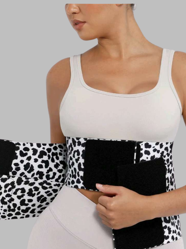 Leopard Triple Wrap Tummy Control Waist Trainer