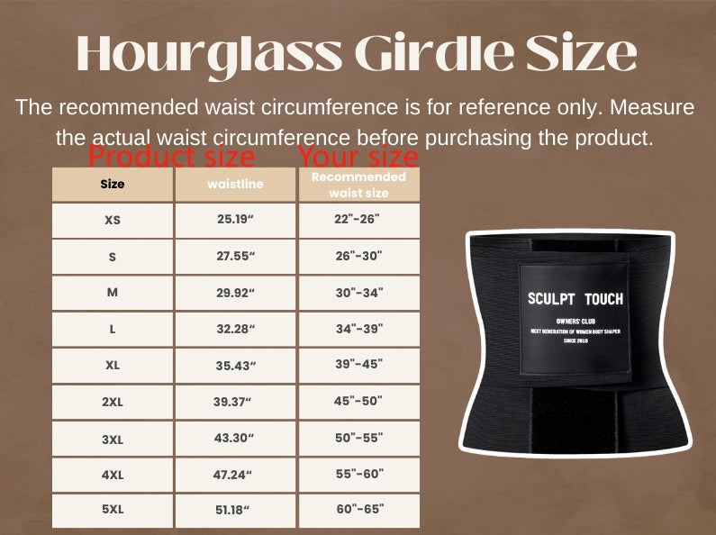 Hourglass Girdle – Long Torso Cut(12")