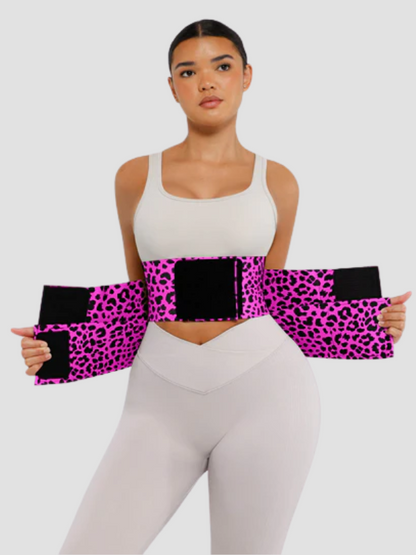 Leopard Triple Wrap Tummy Control Waist Trainer