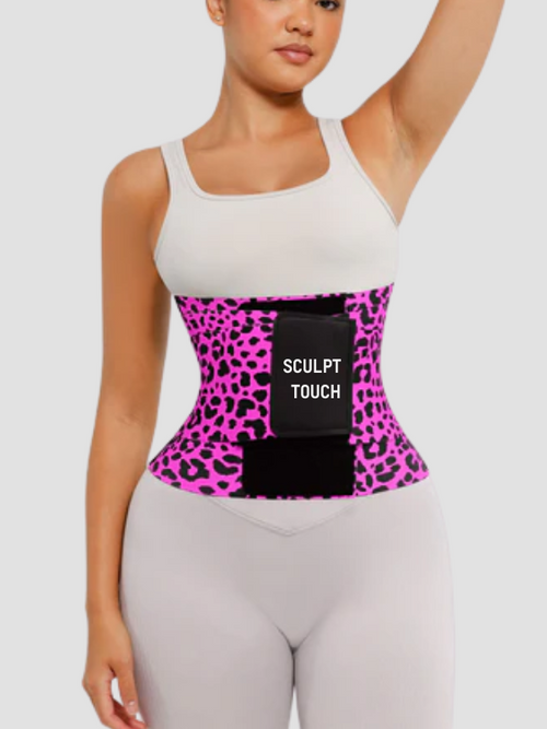 Leopard Triple Wrap Tummy Control Waist Trainer
