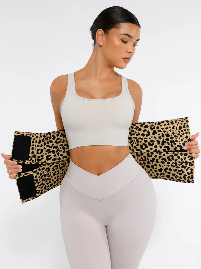 Leopard Triple Wrap Tummy Control Waist Trainer