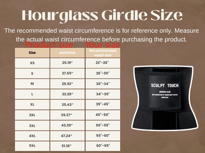 Hourglass Girdle – Long Torso Cut（12"）