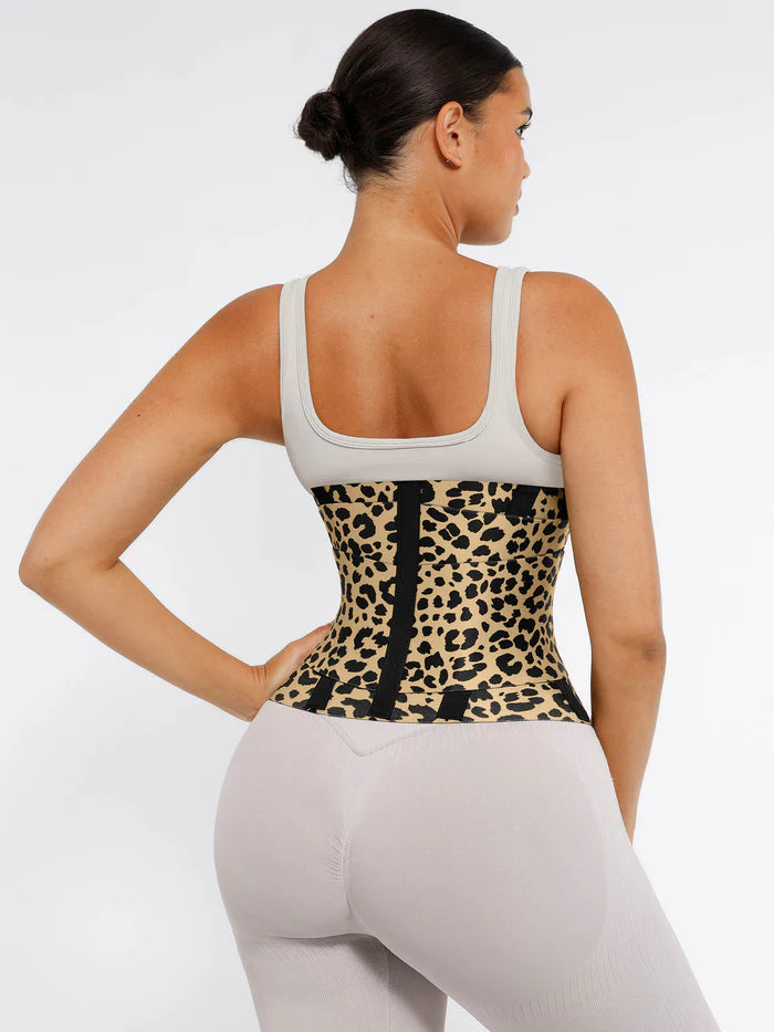 Leopard Triple Wrap Tummy Control Waist Trainer