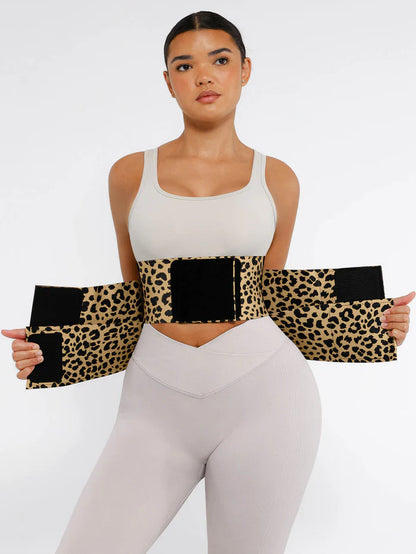 Leopard Triple Wrap Tummy Control Waist Trainer