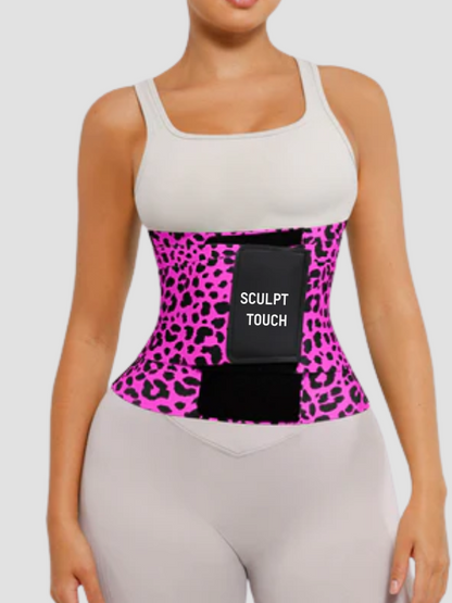 Leopard Triple Wrap Tummy Control Waist Trainer